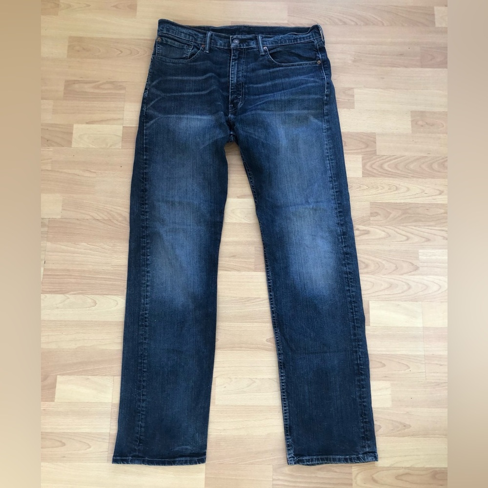 Mens 505 Levi Strauss - Straight leg Denim Jeans - 36x34